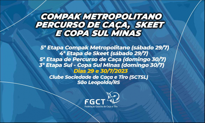 [PROVA REALIZADA] - 5ª Etapa do Ranking Gaúcho - 29/7