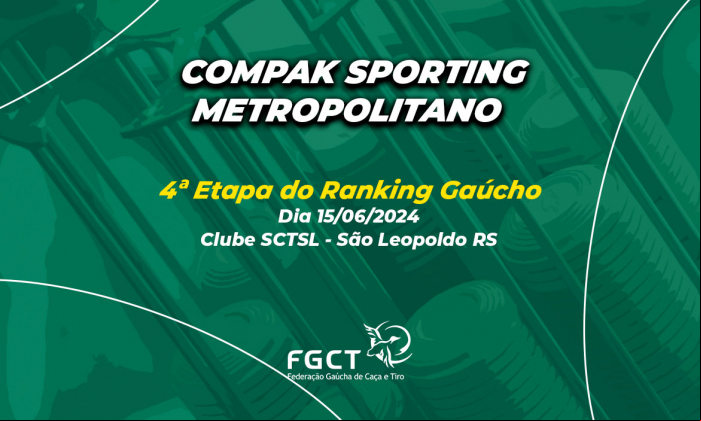 [PROVA REALIZADA] - 4ª Etapa de Compak Metropolitano - 15/6