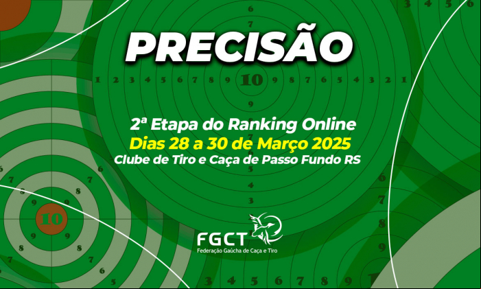 [PROVA REALIZADA] - 2ª Etapa do Ranking - 28 a 30/03