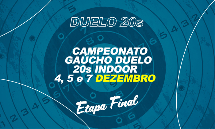 PROVA REALIZADA - Duelo 20s Indoor - Etapa Final - 4, 5 e 7/12