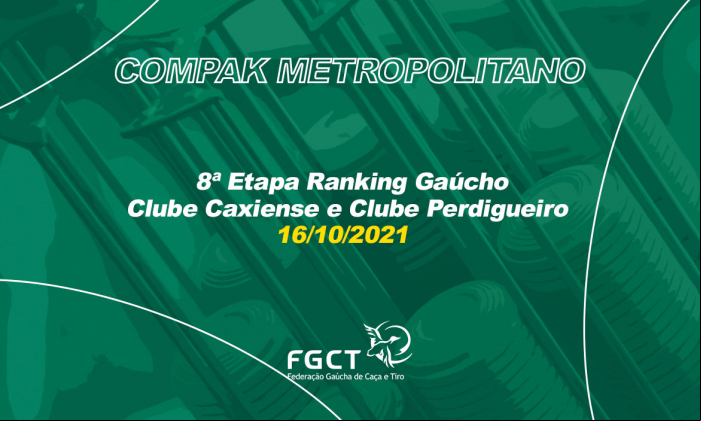 [PROVA REALIZADA] - 8ª Etapa do Ranking Gaúcho - 16/10