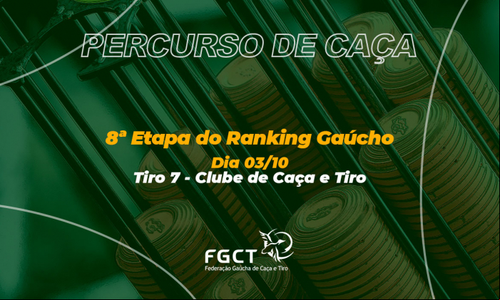 [PROVA REALIZADA] - 8ª Etapa do Ranking Gaúcho - 03/10